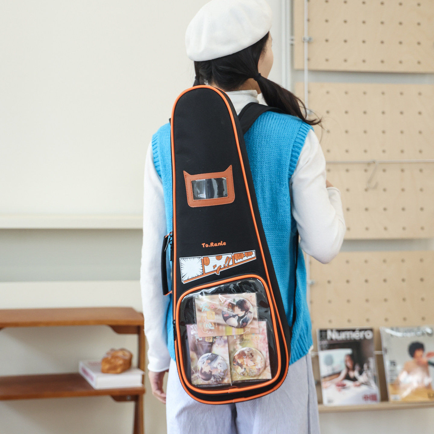 23/24寸尤克里里琴包ukulele琴包袋子双肩加厚可爱小吉他琴包痛包