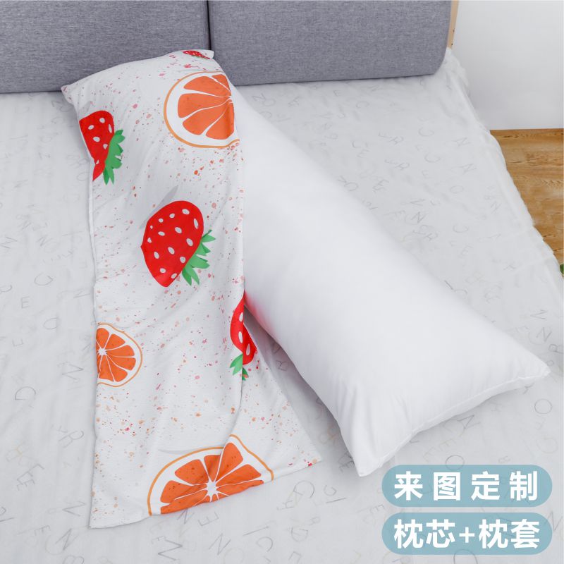 睡觉等身枕头定制印真人明星照片