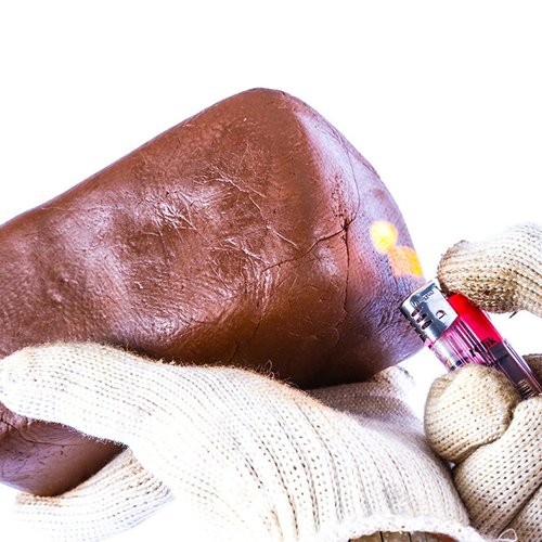 柔性有机堵料防火泥 可塑性电缆桥架防鼠洞密封阻燃耐高温防火泥