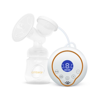 breast pump卡曼熊母婴用品三种频率内置电池电动吸奶器液晶显示
