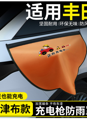 适用丰田荣放rav4铂智3x4x用品bz3c威兰达bz4x新能源充电枪防雨罩