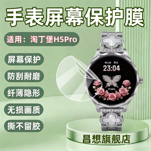 适用淘丁堡H5Pro手表贴膜