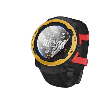 适用佳明本能3手表膜Instinct2s屏幕保护膜本能跨界高清水凝膜航海王表盘防刮贴SOLAR智能手表2X蓝光一二三代