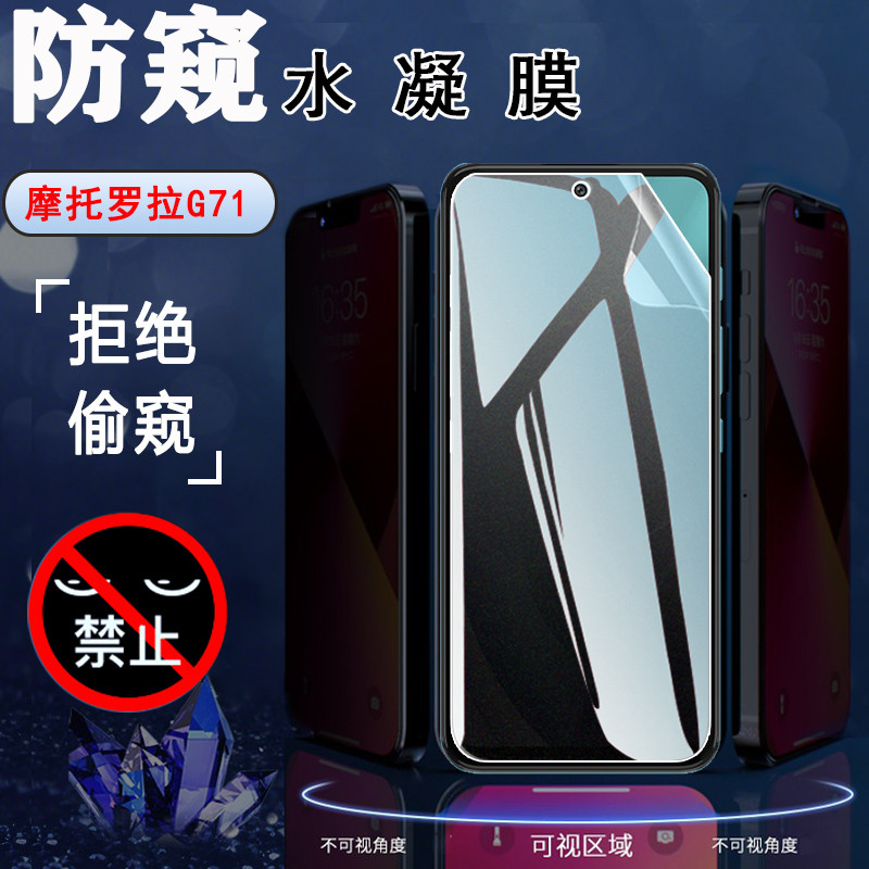 昌想Motorola防窥磨砂水凝膜保护