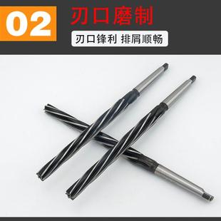 1比50螺旋机用锥度销子铰刀加长刃手用 1012非标订做 50高速钢8