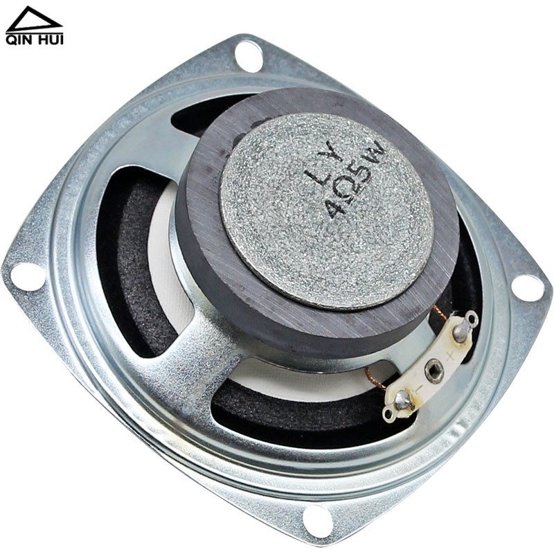 3寸白盆泡边全音喇叭多媒体副箱DVD机内置全频喇叭4欧5W扬声器5瓦