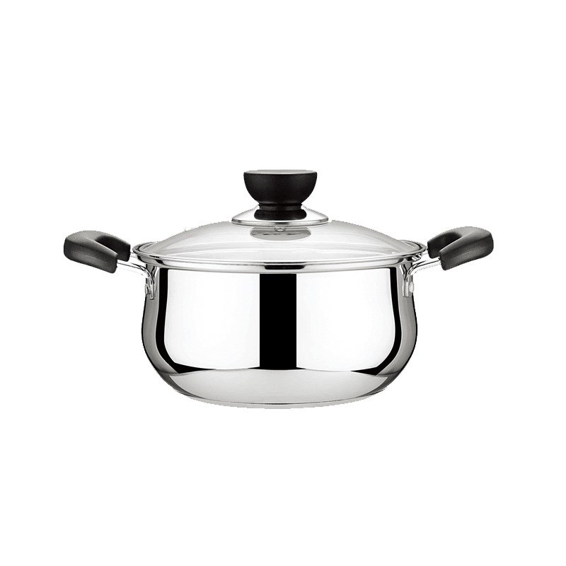 16cm韩式加厚单柄泡面汤锅电木手柄家用厨具实用礼品奶锅HC7616