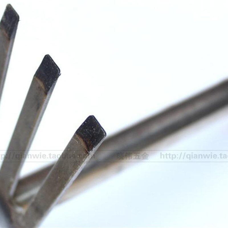 包邮不锈铁钢管两用小锄头园艺三齿小锄头农用种菜种花园林工具