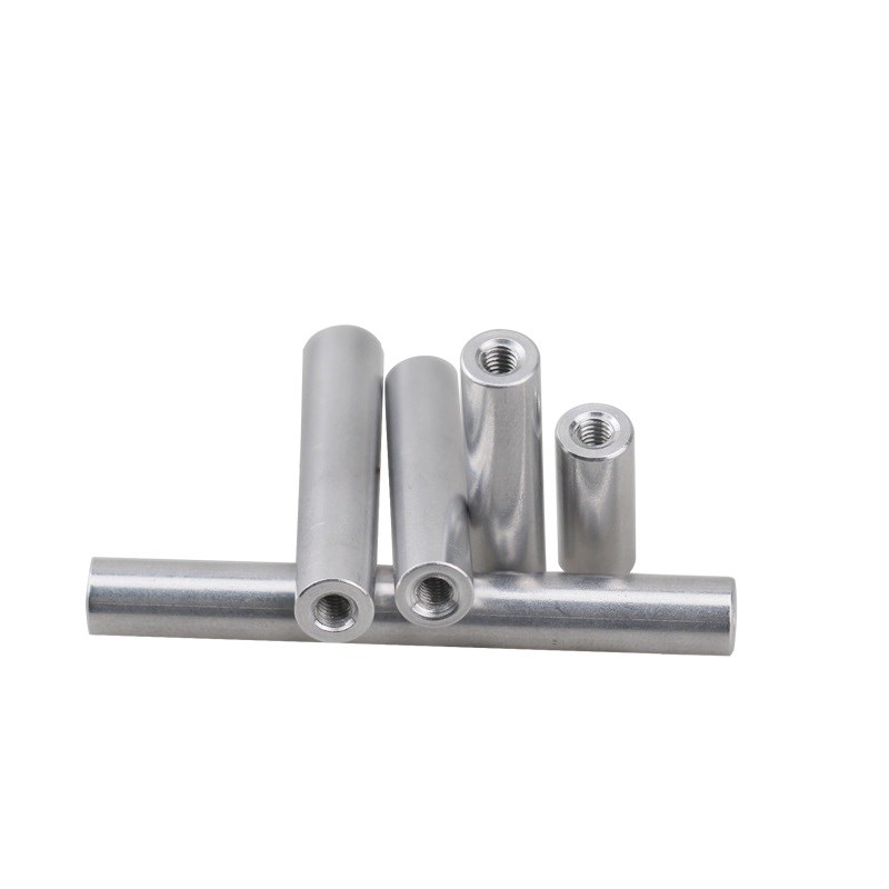 铝柱 M6M8M10直径2s0mm 螺柱 支撑柱模具支柱 隔离柱内牙攻两头牙