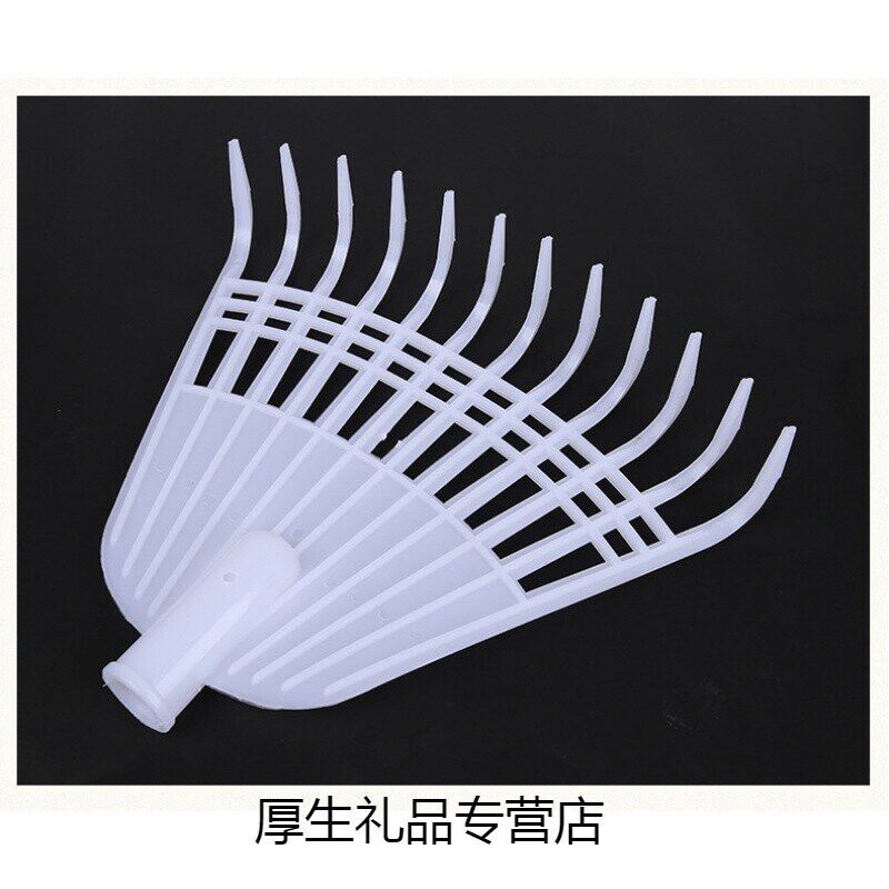 新品钢丝耙14齿园艺园林工具农具草种播种专用耙子搂草筢子塑料耙