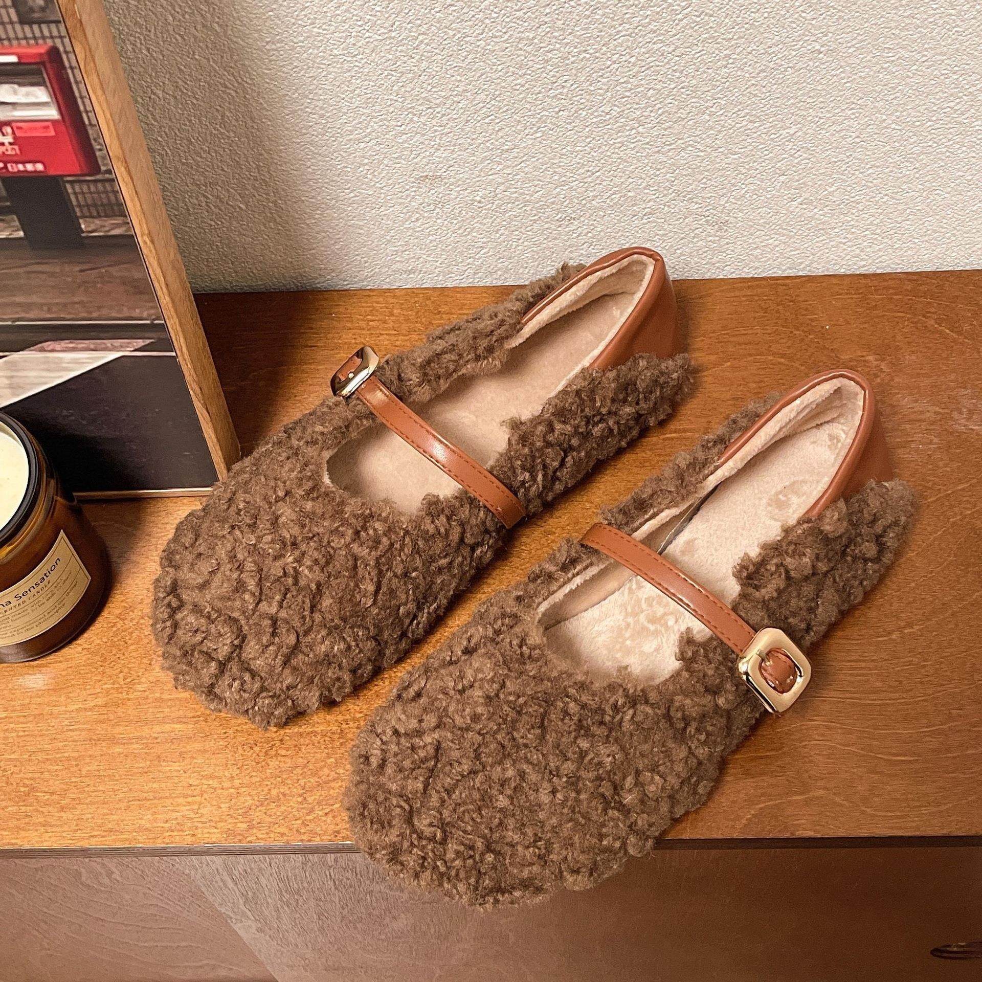 毛毛豆豆鞋浅口保暖加绒棉鞋法式玛丽珍毛毛鞋女外穿2025秋冬新款,户外/登山/野营/旅行用品,其他户外鞋,淘宝优惠券,粉丝福利购,淘宝优惠卷