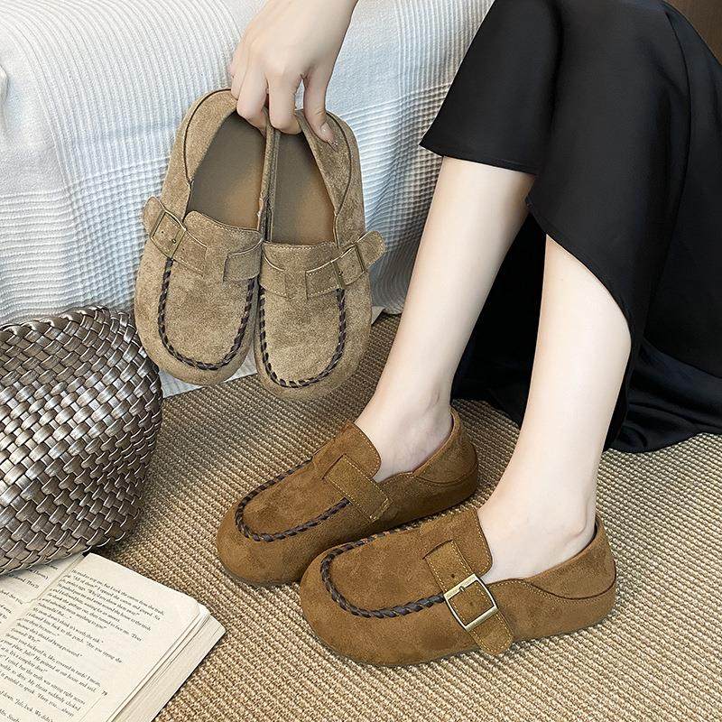 勃肯鞋女2025年秋季新款软底单鞋懒人一脚蹬不累脚全包百搭豆豆鞋,户外/登山/野营/旅行用品,其他户外鞋,淘宝优惠券,粉丝福利购,淘宝优惠卷