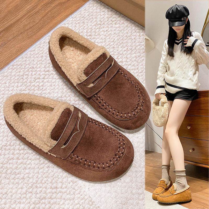 新款冬季新款加绒毛毛棉鞋女保暖平底休闲时尚一脚蹬懒人鞋单鞋,户外/登山/野营/旅行用品,其他户外鞋,淘宝优惠券,粉丝福利购,淘宝优惠卷