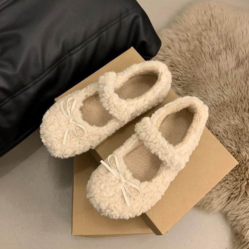 平底毛毛鞋女加绒晚晚鞋2025新款秋冬季法式豆豆鞋保暖玛丽珍棉鞋,户外/登山/野营/旅行用品,其他户外鞋,淘宝优惠券,粉丝福利购,淘宝优惠卷