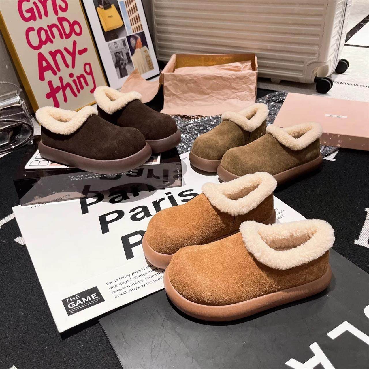 厚底加绒勃肯鞋女豆豆鞋2025新款冬季女鞋子复古百搭保暖雪地棉鞋,户外/登山/野营/旅行用品,其他户外鞋,淘宝优惠券,粉丝福利购,淘宝优惠卷