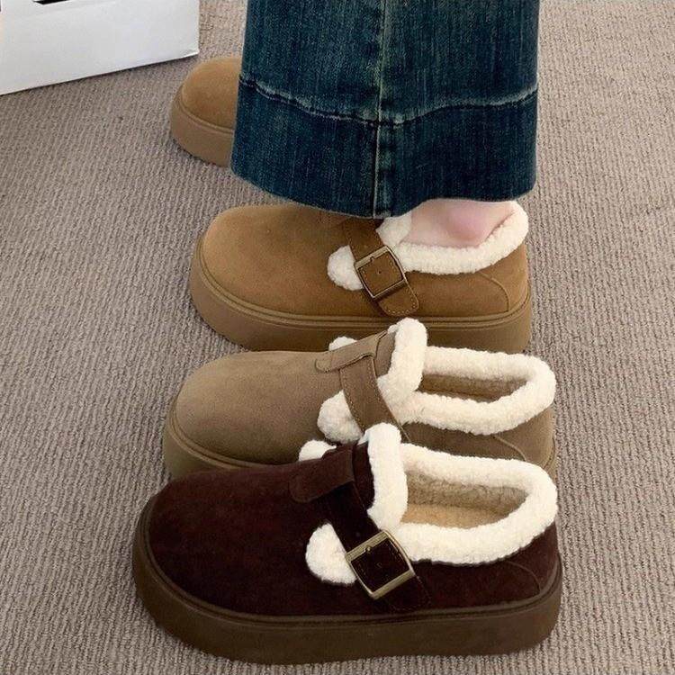 厚底加绒豆豆勃肯鞋女2025新款秋冬季雪地靴博肯棉鞋子保暖雪地靴,户外/登山/野营/旅行用品,其他户外鞋,淘宝优惠券,粉丝福利购,淘宝优惠卷