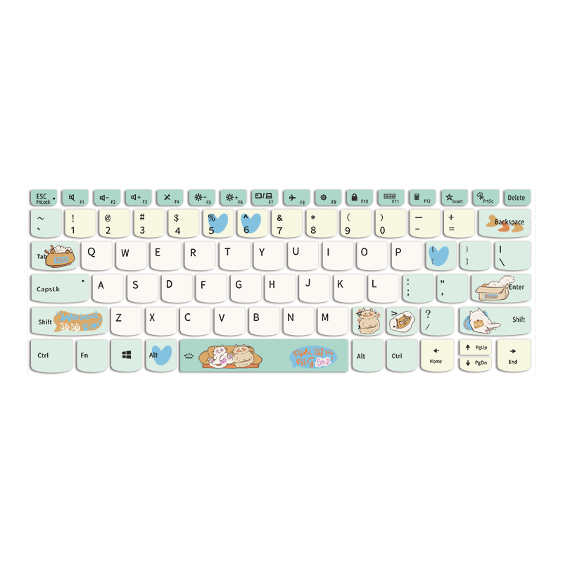 可爱猫咪款键盘膜适用联想ThinkBook 14 16 G6 IRL键盘膜ThinkBook14+16+15p笔记本13x 14p电脑16p键盘保护膜