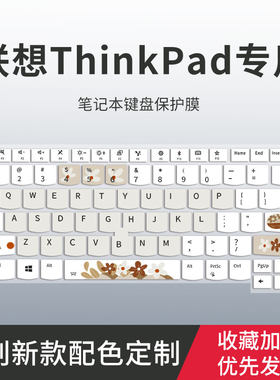 适用ThinkPad E470/E480/E570 联想E490 E580笔记本E15 P15v电脑E590 E14 T14 P14S键盘保护膜X260 280 390