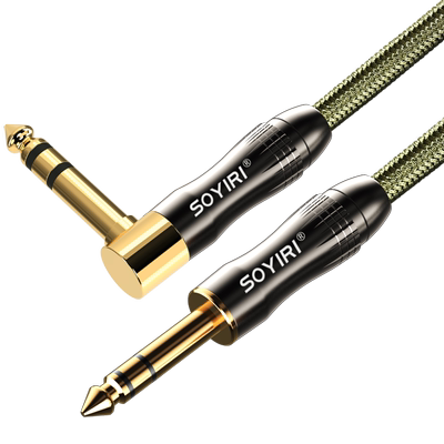 6.35mm大三芯公对公音频线电子钢琴6.5TRS双声道立体声插头连接线