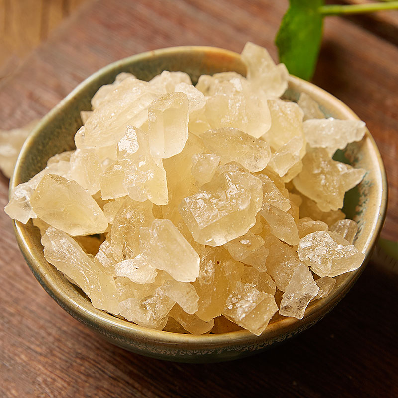 冠膳 黄冰糖400g/灌装广西甘蔗多晶冰糖小粒土黄冰糖冰糖块老冰糖