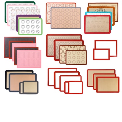 硅胶烤箱烤垫食品材质耐高温防粘半透明透气 Silicone Baking Mat