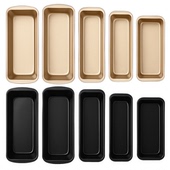 长条蛋糕吐司模具不沾面包盒磅蛋糕烘培烤盘家用工具烤箱用