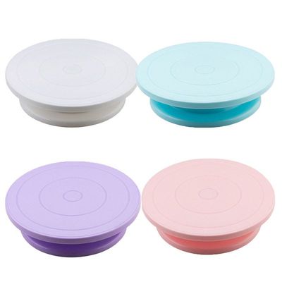 蛋糕转盘 顺滑旋转台防滑底座适用于裱花抹面展示 Cake Turntable