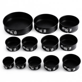 活扣圆形蛋糕烤盘可拆底设计不粘涂层耐高温烘焙模具 Cake Pan