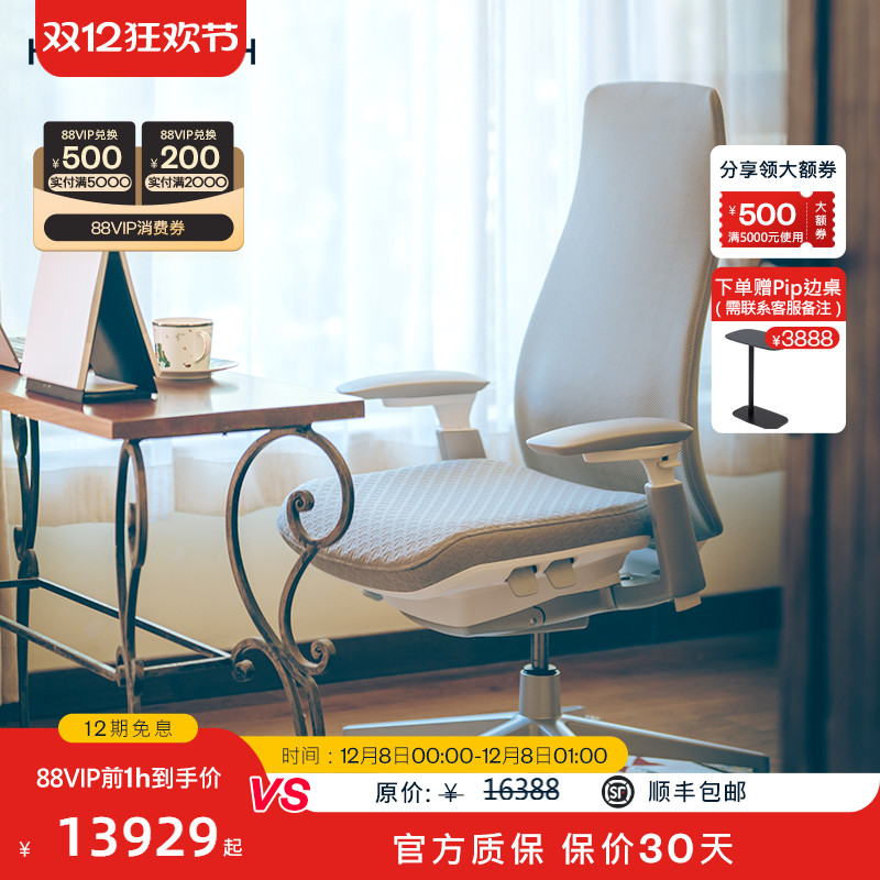 海沃氏人体工学椅独特大箭头面料