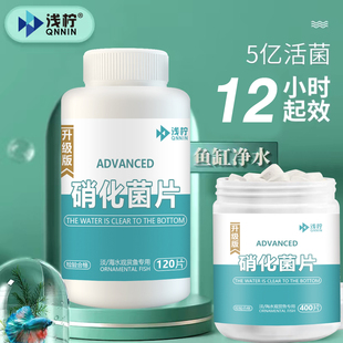 养鱼用硝化细菌鱼缸净水剂水族硝化菌片水质稳定分解鱼便免换水片