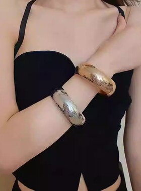 欧美夸张金属手镯小众气质冷淡风手环个性百搭轻奢高级感手饰