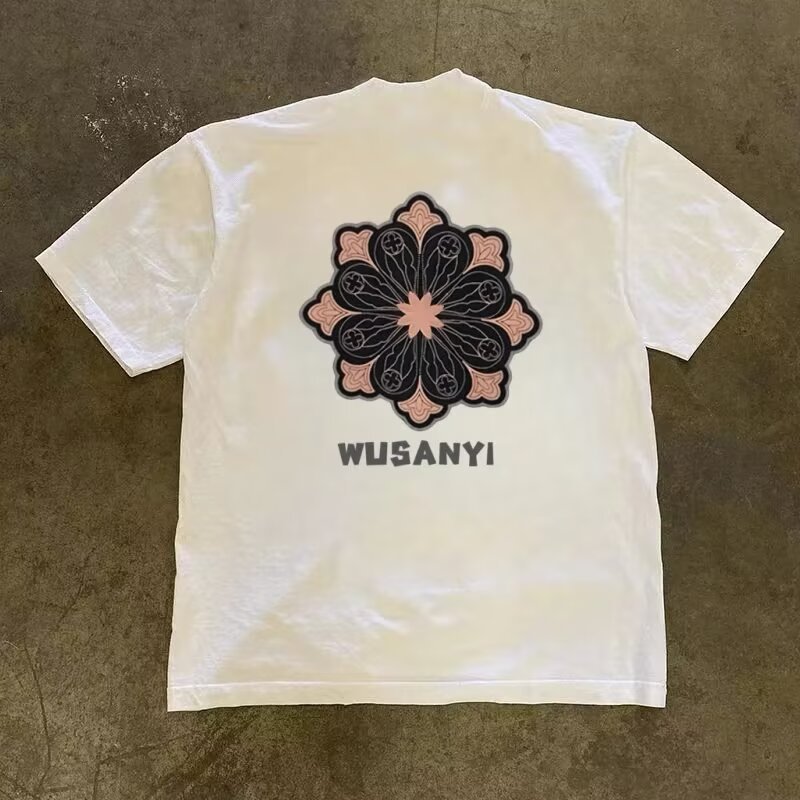 美式复古潮牌休闲百搭短袖t恤男夏季新款重磅纯棉宽松慵懒风上衣