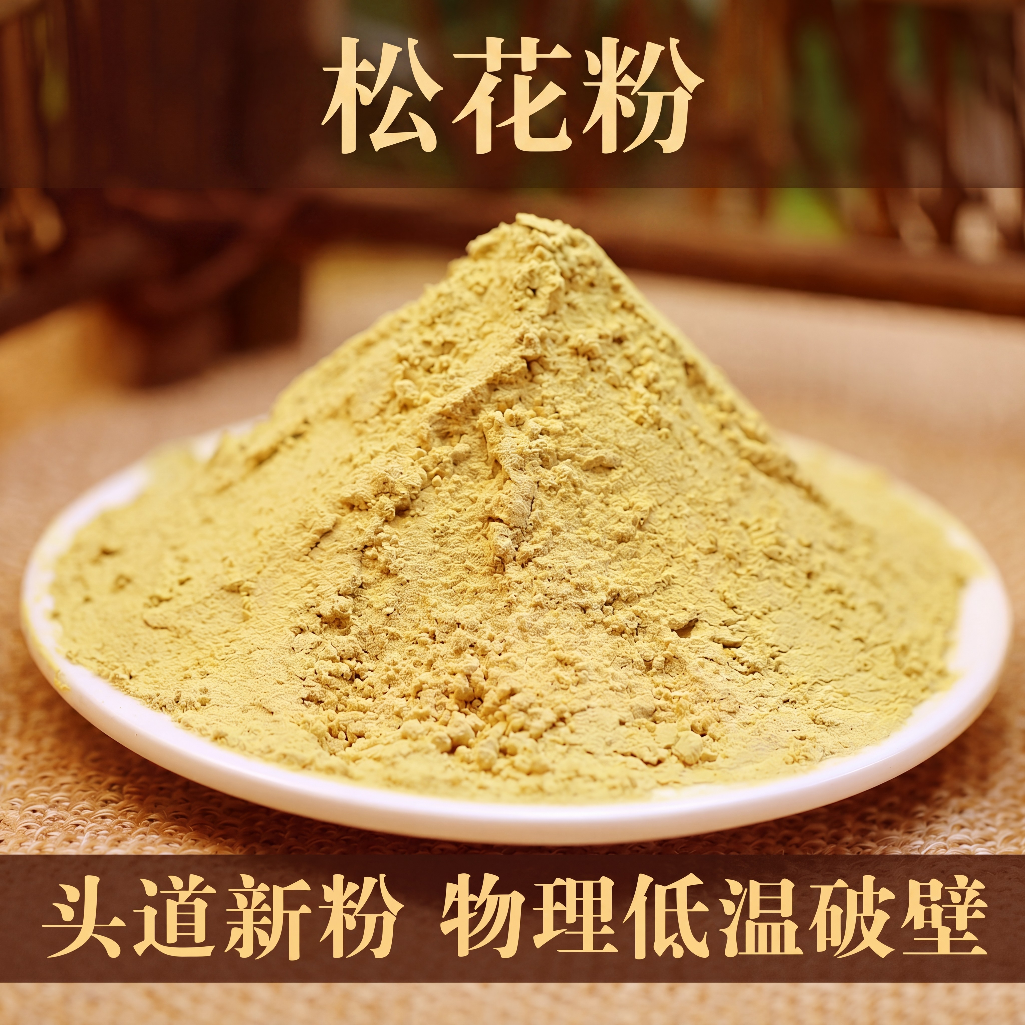 松花粉100g新货天然正品1斤食用外用非原粉野生花粉官方旗舰店zz