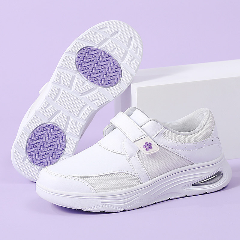 护士鞋气垫网面透气软底女运动休闲舒适不累脚防滑医护专用工作鞋,女鞋,网面鞋,淘宝优惠券,粉丝福利购,淘宝优惠卷