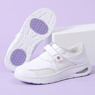 护士鞋 气垫网面透气软底女运动休闲舒适不累脚防滑医护专用工作鞋