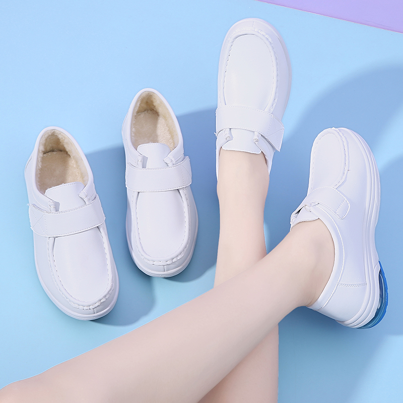 护士鞋气垫软底保暖舒适防臭