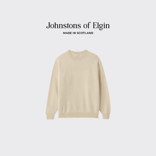 【3期免息】Johnstons of Elgin 羊绒圆领衫套头毛衣2026秋冬新品