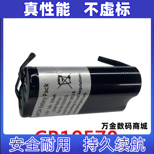 适用CB19570 3.2v 3Ah 8.96Wh  LiFePO4 Battery Pack电池原装