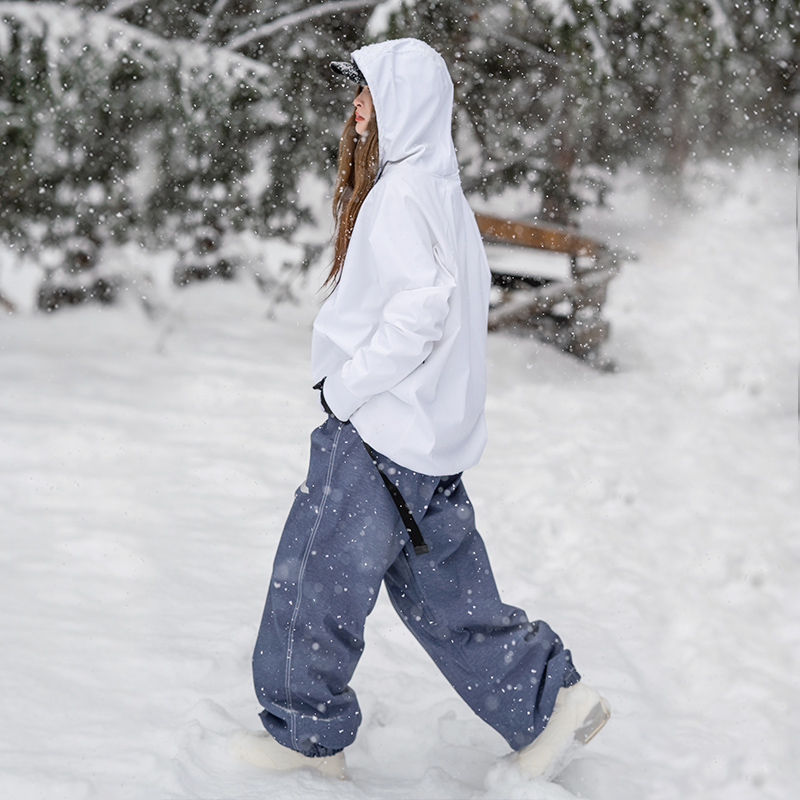 pomt宽松风格滑雪裤男女同款宽松