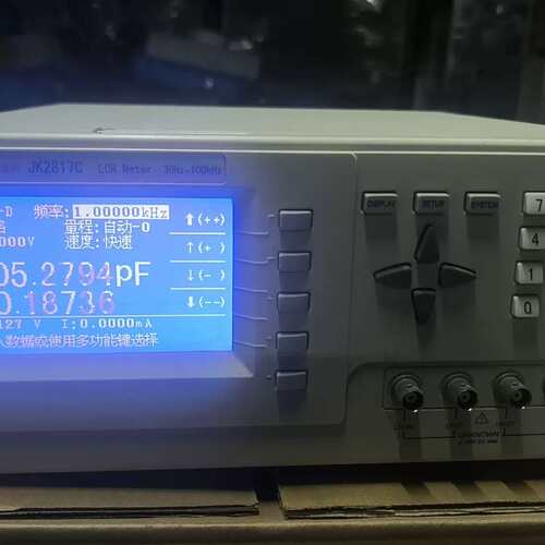 功能正常议价 金科JK2817CLCR数字电桥30Hz-100KHz，看位