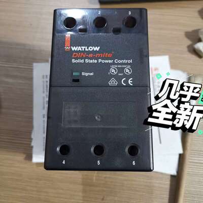 功能正常议价 WATLOW DIN-a-mite固态电源控制器原装99新固