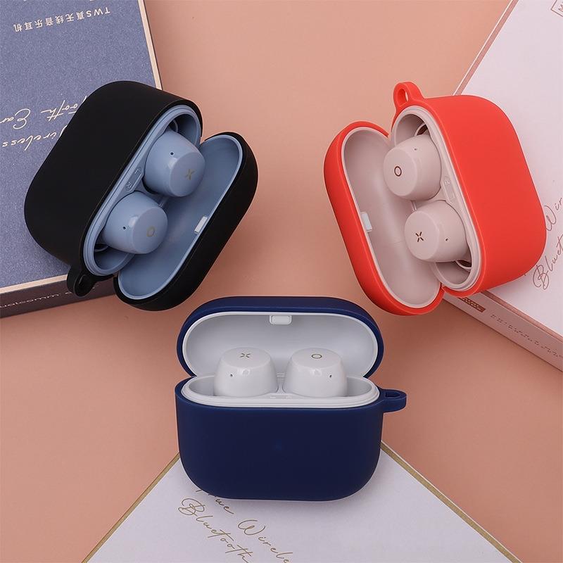 适用漫步者minibuds蓝牙耳机硅胶保护套全包防摔TWS冇心真无线软壳个性防摔防尘可爱创意充电盒子保护套潮牌