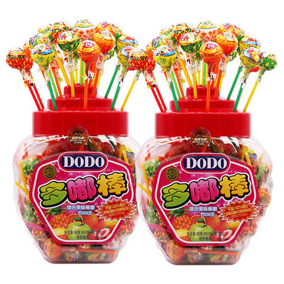 徐福记多嘟棒棒糖桶装1026g（108支）星座混合口味儿童节零食糖果