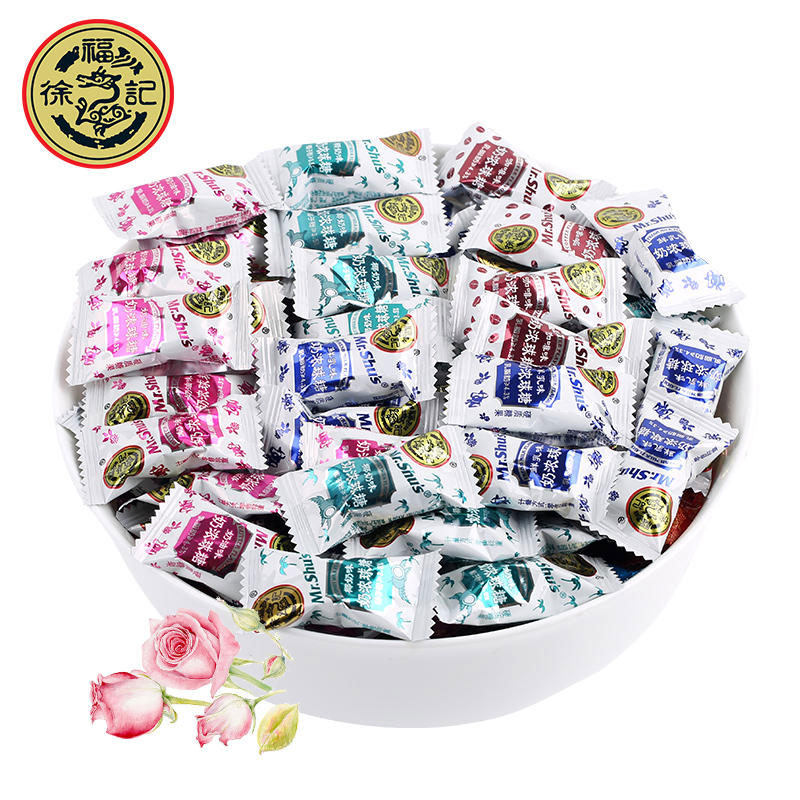 徐福记奶浓球鲜乳味500g约95颗牛奶糖奶油味椰奶喜糖结婚硬糖零食