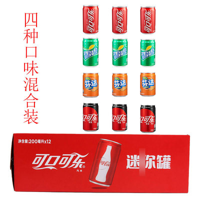 多味200mlx12罐毫升雪碧零度可乐