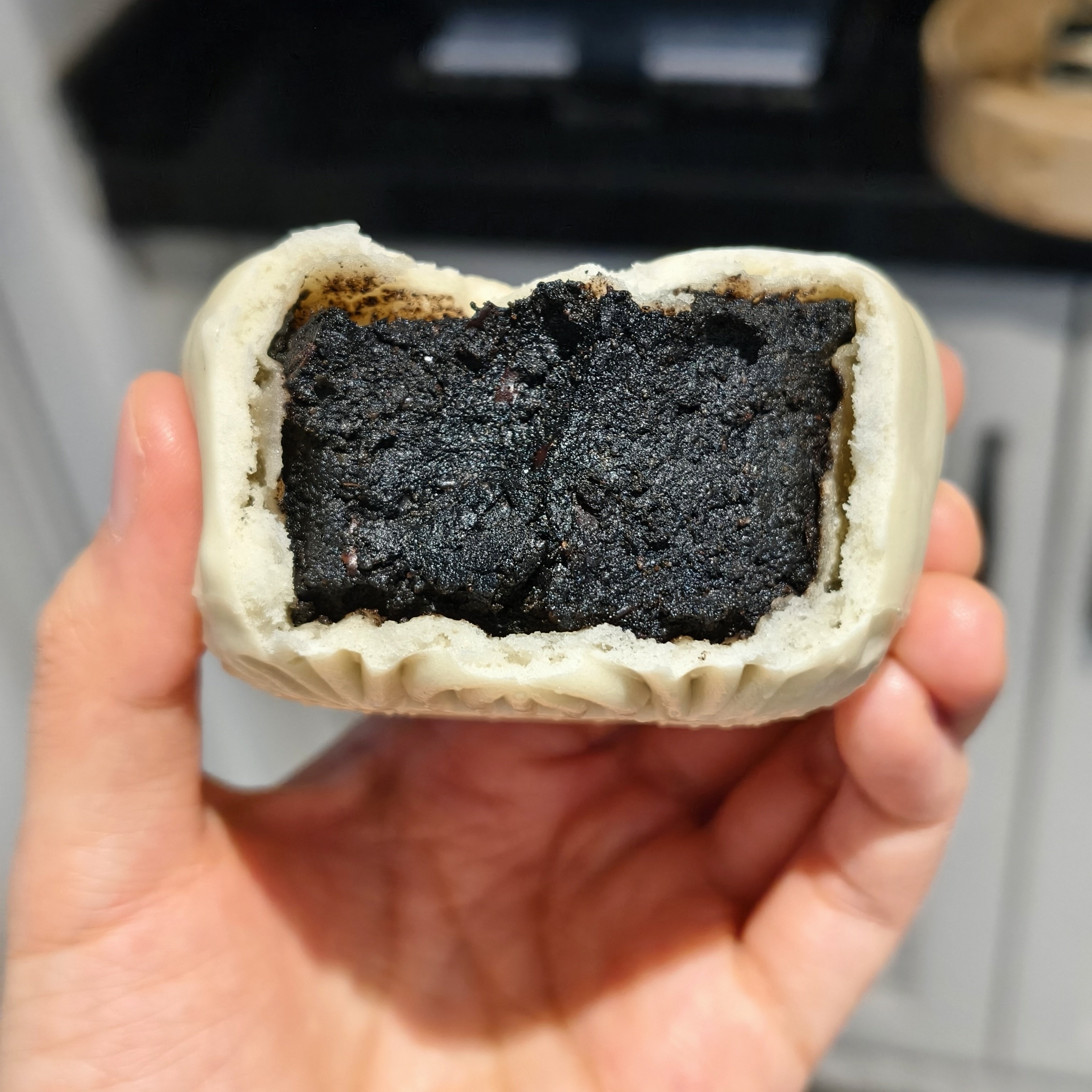 顺丰 纸皮黑芝麻饼馒头营养健康主食面点山东手工面食早餐早饭