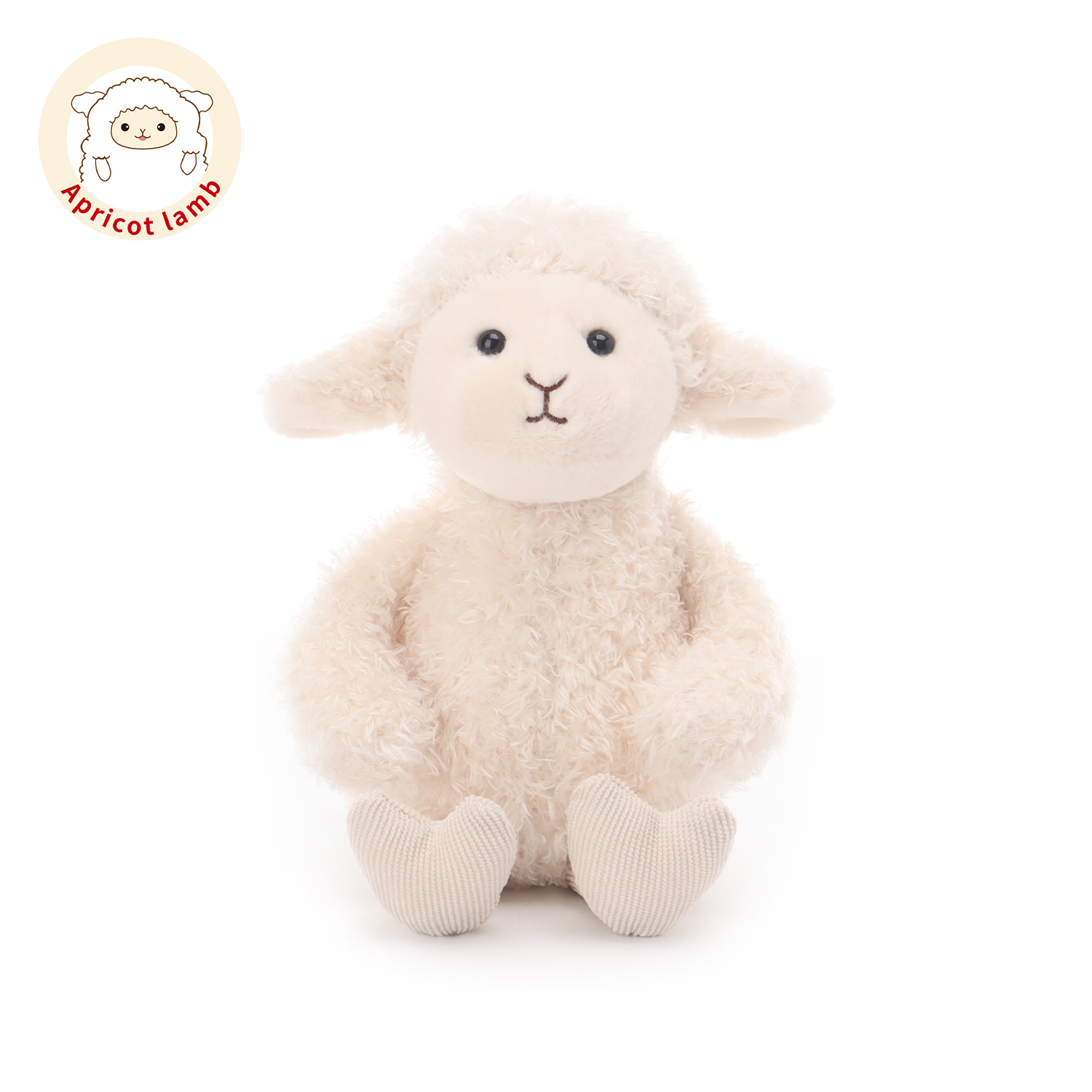 瑞可羊天真小羊可爱动物毛绒玩偶