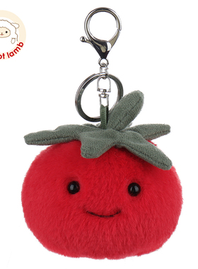 Apricot Lamb鲜美番茄书包挂件公仔女生钥匙扣可爱玩偶毛绒车挂饰