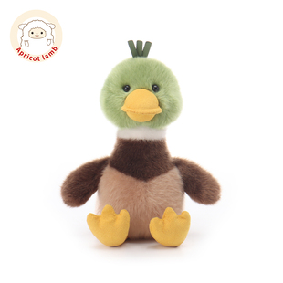 Apricot lamb瑞可羊长颈绿头鸭毛绒玩具男女孩生日礼物玩偶公仔