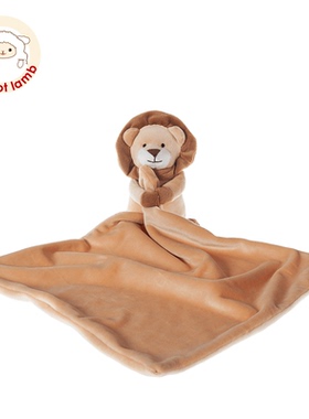 Apricot Lamb狮子安抚巾婴儿可入口宝宝睡眠安抚公仔玩偶毛绒玩具